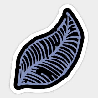 Colourful leaf Sticker